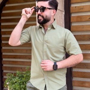 ‌‌‌‎طلا ٢٤ عيار پيراهن  پارچه لينن Zara‌‌‌‎ ٤ رنگ جذاب و خنك